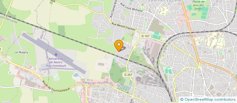 localisation de l'entreprise SCI FREDDY  VARENNES-VAUZELLES