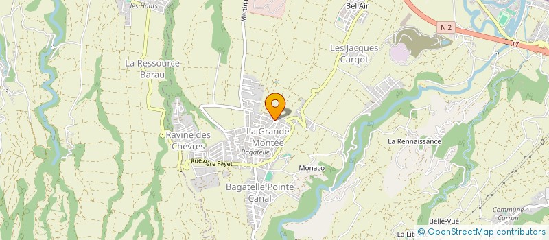 localisation de l'entreprise SCI FREDDY HOARAU  SAINTE-SUZANNE
