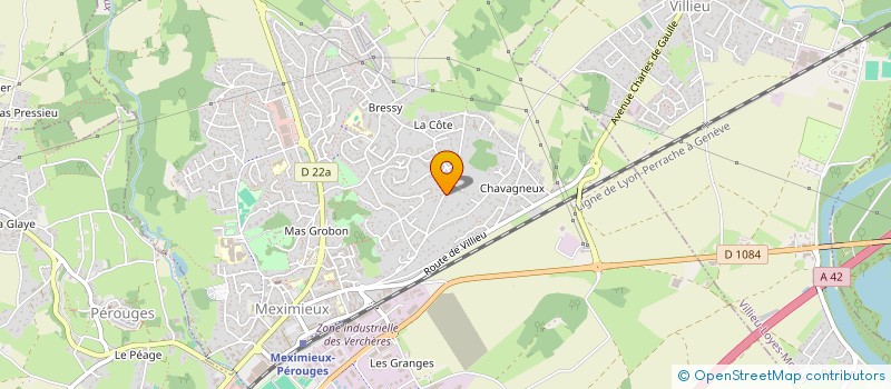 localisation de l'entreprise SCI FREDECARO à MEXIMIEUX