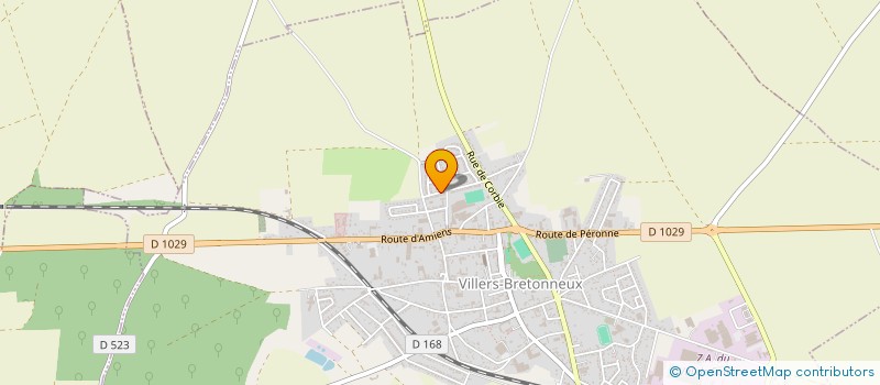 localisation de l'entreprise SCI FREDECLO à VILLERS-BRETONNEUX