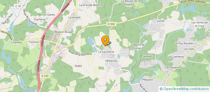 localisation de l'entreprise SCI FREDEL à BONNAC-LA-COTE