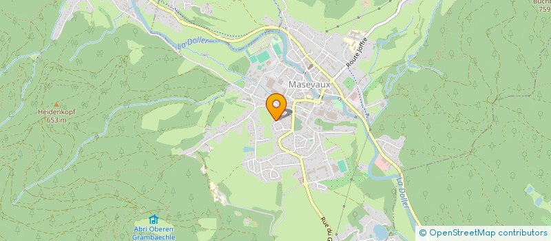 localisation de l'entreprise SCI FREDELIE II  MASEVAUX-NIEDERBRUCK