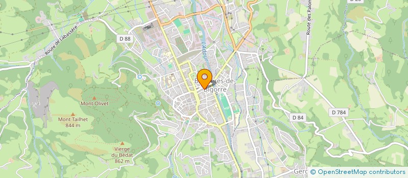 localisation de l'entreprise SCI FREDERIC  BAGNERES-DE-BIGORRE