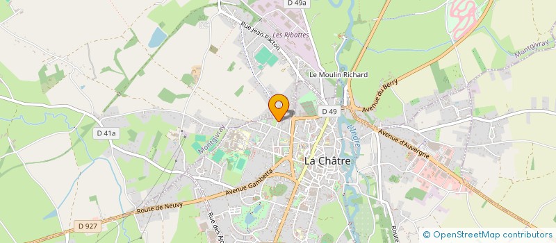 localisation de l'entreprise SCI FREDERIC à LA CHATRE