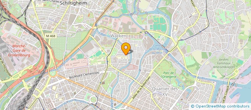 localisation de l'entreprise SCI FREDERIC  STRASBOURG