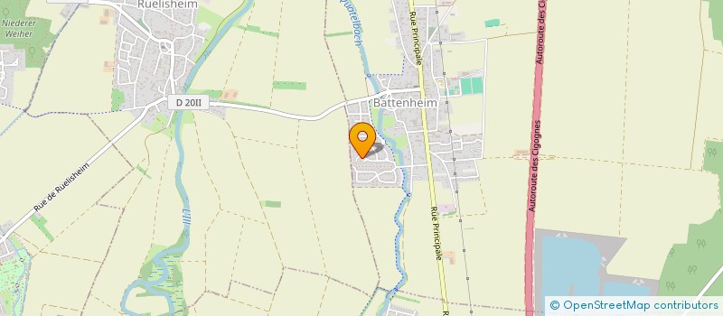 localisation de l'entreprise SCI FREDERIC  BATTENHEIM