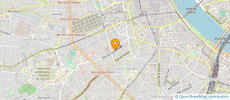 localisation de l'entreprise SCI FREDERIC BENOIT  BORDEAUX