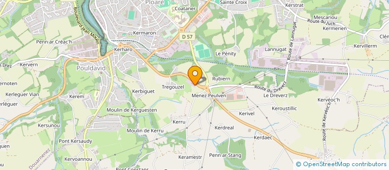 localisation de l'entreprise SCI FREDERIC BOURBONNEUX  DOUARNENEZ