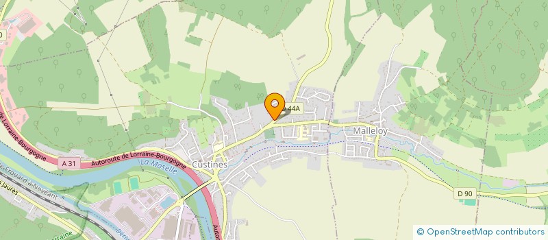 localisation de l'entreprise SCI FREDERIC ET PATRICIA  MILLERY