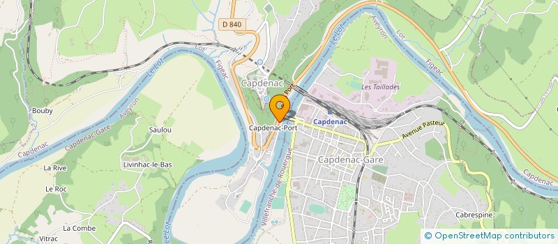 localisation de l'entreprise SCI FREDERIC FAYOLLE  CAPDENAC