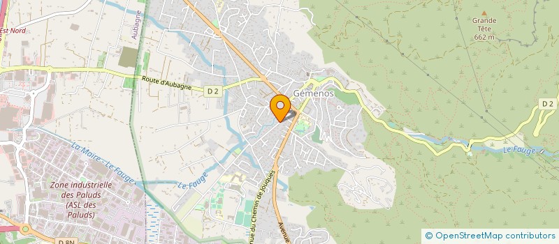 localisation de l'entreprise SCI FREDERIC OLIVIER  GEMENOS