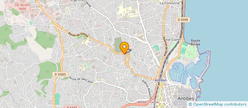 localisation de l'entreprise SCI FREDINE à ANTIBES