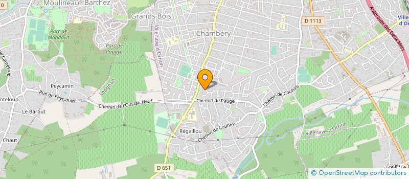 localisation de l'entreprise SCI FREDL'OG  VILLENAVE-D'ORNON