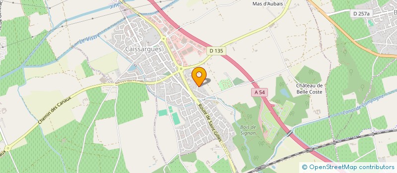 localisation de l'entreprise SCI FREDLAUR  CAISSARGUES