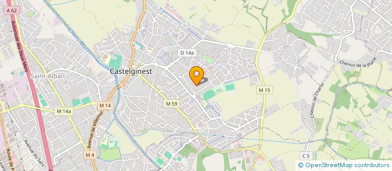 localisation de l'entreprise SCI FREDLINE  CASTELGINEST