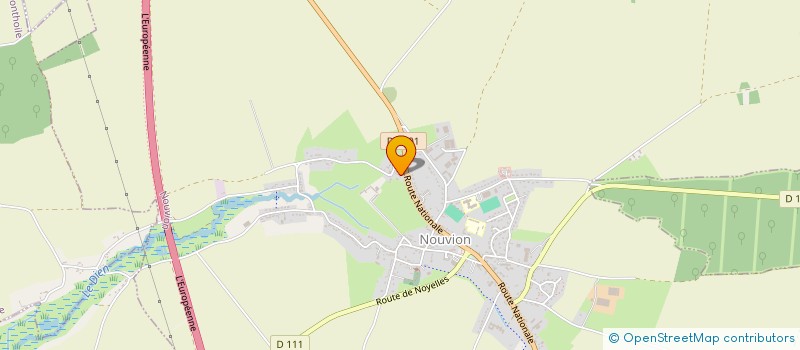 localisation de l'entreprise SCI FREDLOUTE  NOUVION