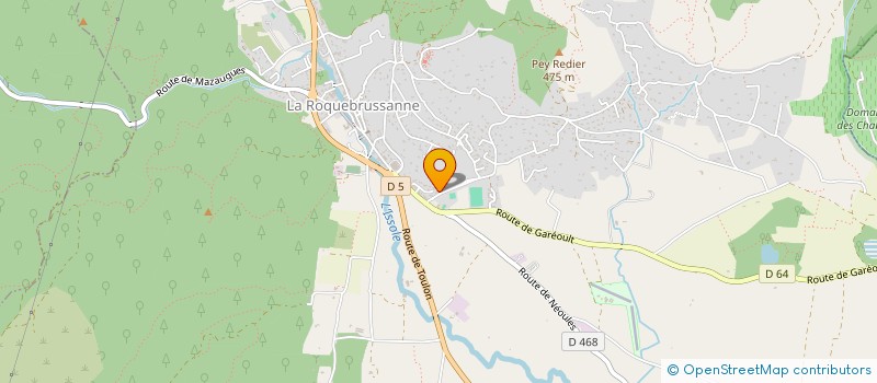 localisation de l'entreprise SCI FREDOCARA  LA ROQUEBRUSSANNE