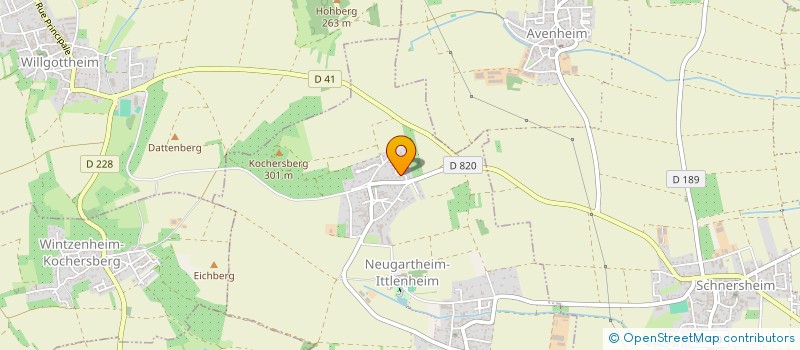 localisation de l'entreprise SCI FREDOM  NEUGARTHEIM-ITTLENHEIM