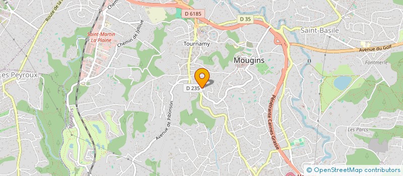 localisation de l'entreprise SCI FREDRICA à MOUGINS