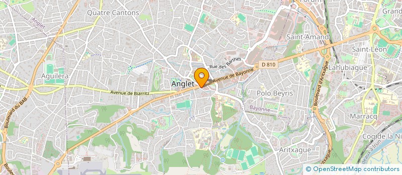 localisation de l'entreprise SCI FREDY  ANGLET