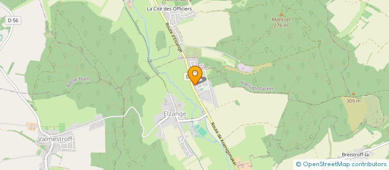 localisation de l'entreprise SCI FREDY  ELZANGE