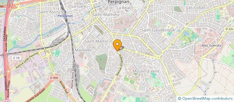 localisation de l'entreprise SCI FREE DOM  PERPIGNAN