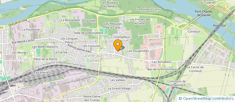 localisation de l'entreprise SCI FREE'MO  LA VILLE-AUX-DAMES