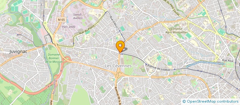 localisation de l'entreprise SCI FREED'HOME à MONTPELLIER