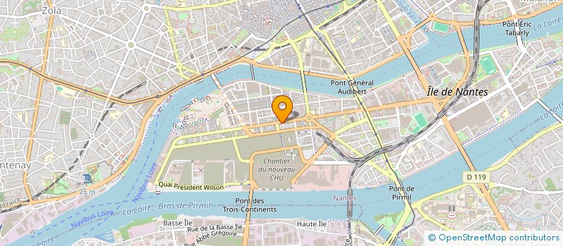 localisation de l'entreprise SCI FREEFLY  NANTES