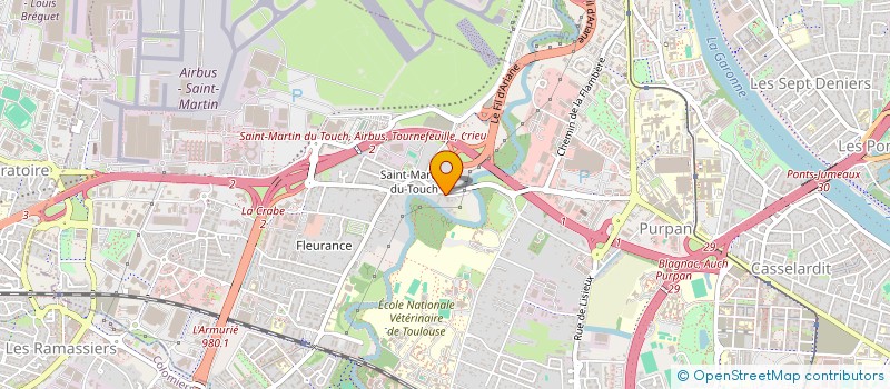 localisation de l'entreprise SCI FREGEFOND à TOULOUSE