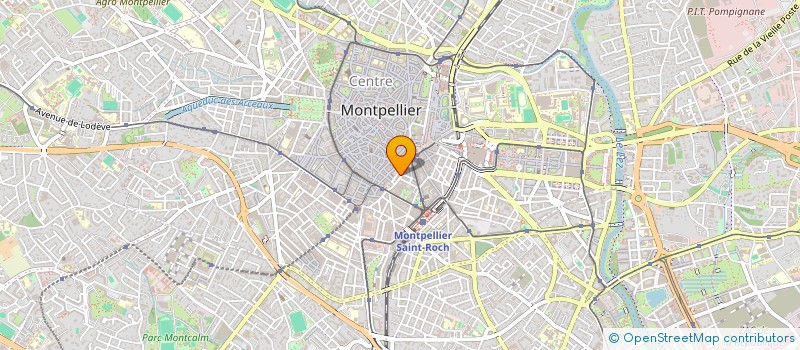 localisation de l'entreprise SCI FREGOLENE à MONTPELLIER