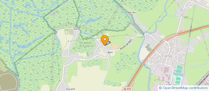 localisation de l'entreprise SCI FREHEL  TRIGNAC