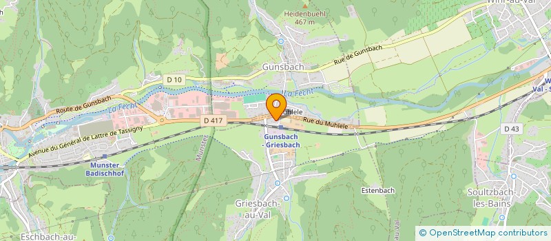 localisation de l'entreprise SCI FREIBURG  GRIESBACH-AU-VAL