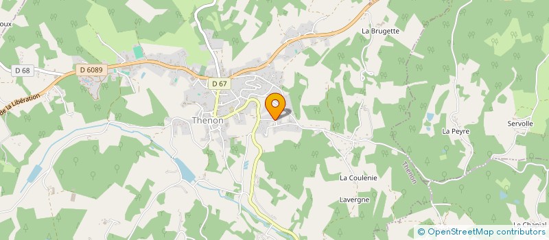 localisation de l'entreprise SCI FREIMO  THENON