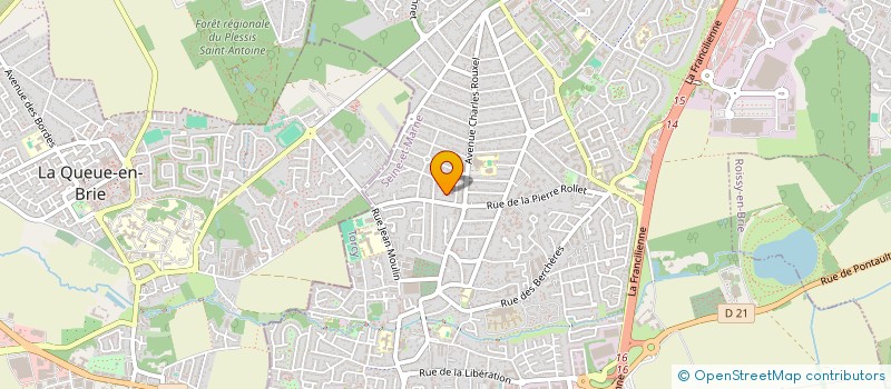 localisation de l'entreprise SCI FREIRE à PONTAULT-COMBAULT