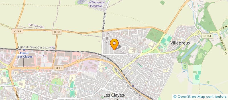 localisation de l'entreprise SCI FREIRIA à LES CLAYES-SOUS-BOIS