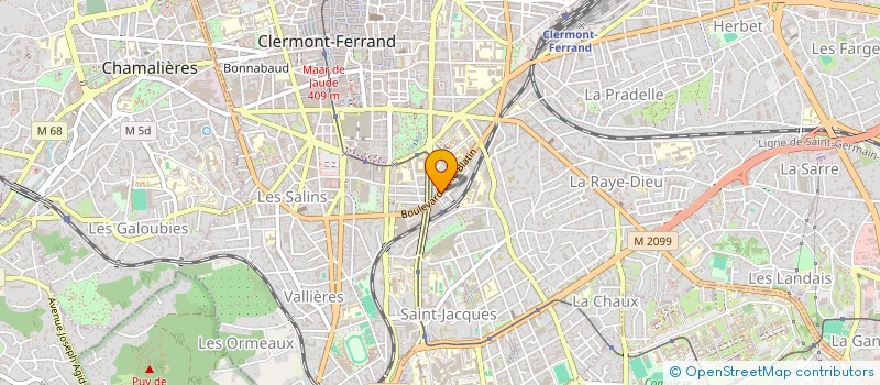 localisation de l'entreprise SCI FREJA  CLERMONT-FERRAND