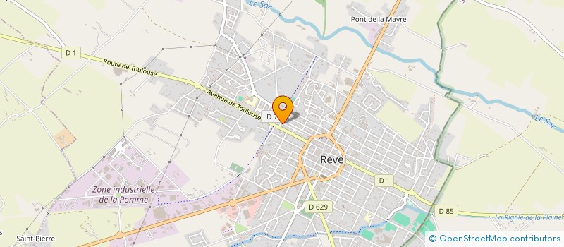 localisation de l'entreprise SCI FREJORAN  REVEL