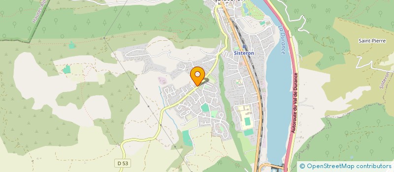 localisation de l'entreprise SCI FREJU  SISTERON