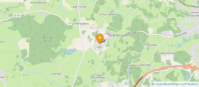 localisation de l'entreprise SCI FREJUL à SAINT-MAURICE-LA-SOUTERRAINE