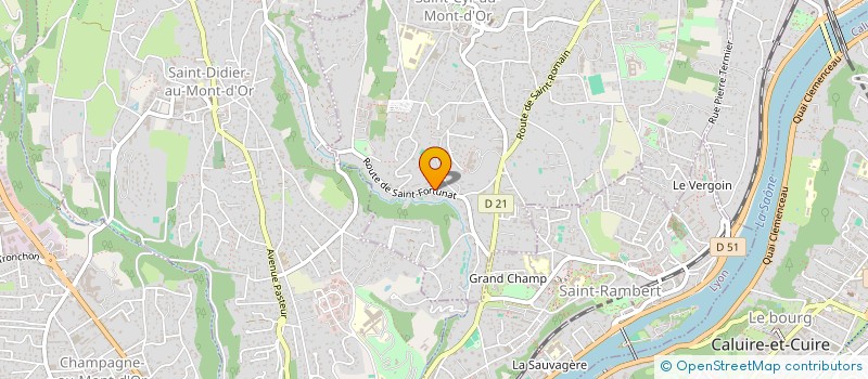 localisation de l'entreprise SCI FREJUS  SAINT-CYR-AU-MONT-D'OR