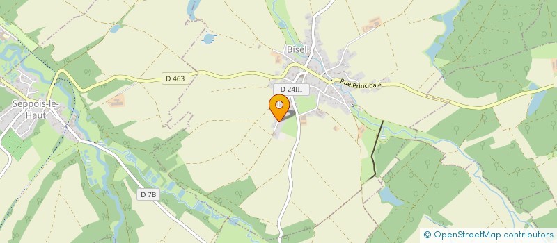 localisation de l'entreprise SCI FRELECHOUX - CHAGRIN - PARISOT  SEPPOIS-LE-HAUT