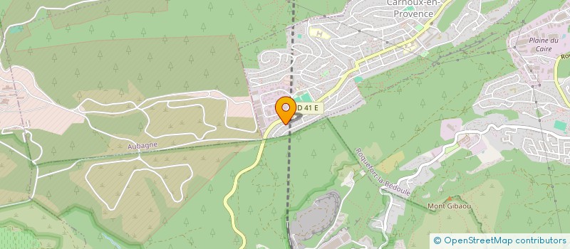 localisation de l'entreprise SCI FRELI  AUBAGNE