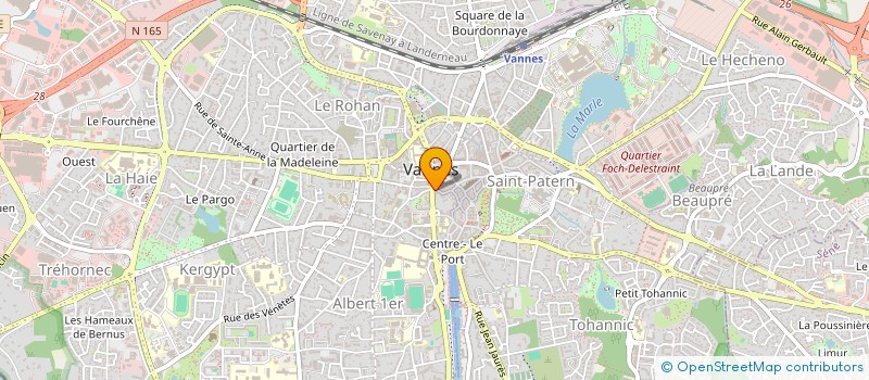 localisation de l'entreprise SCI FRELICOT à VANNES