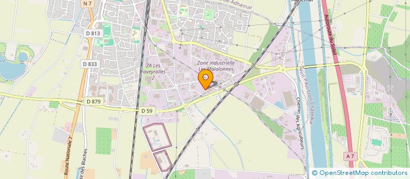 localisation de l'entreprise SCI FRELOU à PIERRELATTE