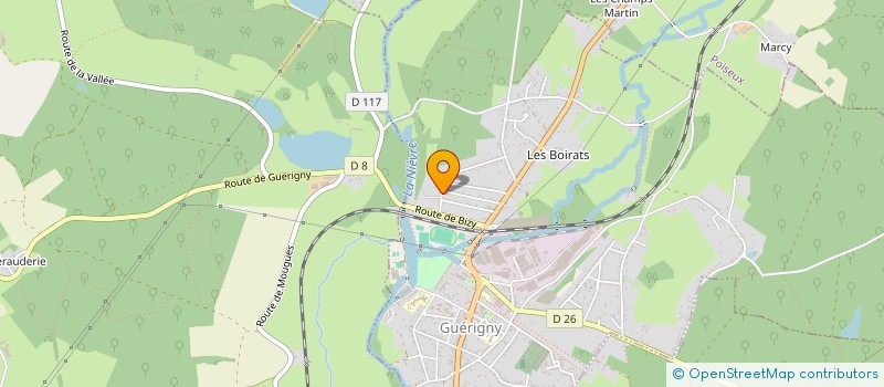 localisation de l'entreprise SCI FRELSO à GUERIGNY