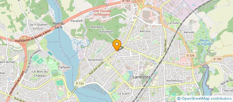 localisation de l'entreprise SCI FREMA  LANESTER