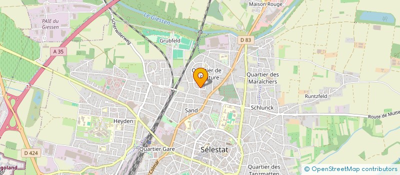 localisation de l'entreprise SCI FREMA  SELESTAT