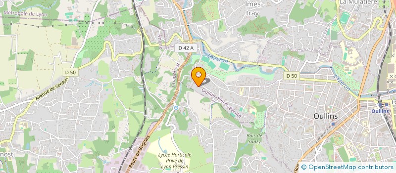 localisation de l'entreprise SCI FREMA  OULLINS-PIERRE-BENITE
