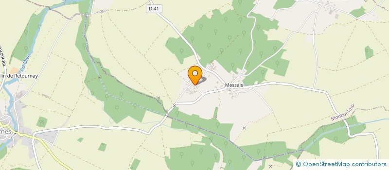 localisation de l'entreprise SCI FREMAC  MONCONTOUR